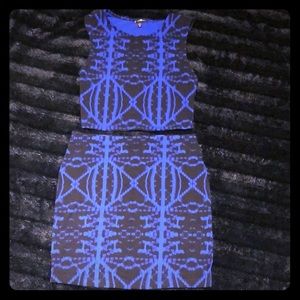 Express Crop Top & Midi Pencil Skirt size XS